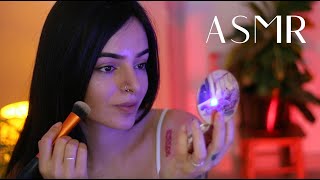 ASMR Doing My Makeup💄Talking about Food Work Life Soft Spoken [upl. by Munson]