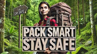 Go Bag Essentials for Women Be Prepared Stay Safe [upl. by Weisler]