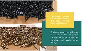 Something You Should Be Aware Of About Chipboard Screws [upl. by Naig]