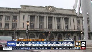 Weekend track work means delays at Penn Station [upl. by Desiri]