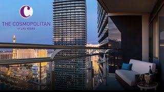 This is why COSMOPOLITAN LAS VEGAS is the best Terrace One Bedroom Fountain View Room Tour [upl. by Starinsky469]