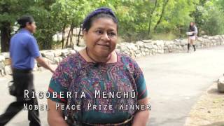 Nobel Peace Prize Winner Rigoberta Menchú Speaks to Ramapo Students [upl. by Howlan]