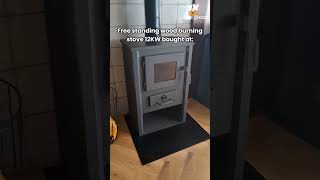 Freestanding wood burning stove 12KW woodburningstove woodburner woodstove homeheating [upl. by Mcilroy217]