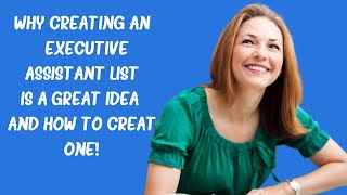 Creating a list of Executive Assistants that report to the Execs your manager communicates with [upl. by Eelirrem]