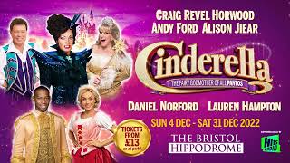 Cinderella  Bristol Hippodrome  ATG Tickets [upl. by Nwadahs]