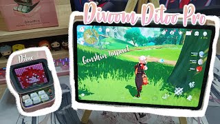 🧡Divoom Ditoo Pro  📦 aesthetic unboxing 🎮 Genshin Impact  KonaKawaii [upl. by Gabrielson]