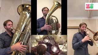 Schlagwerk Tuba Posaune und Tenorhorn mit Niklas Schmidt [upl. by Nnylcaj]