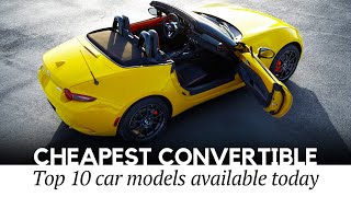 Cheapest New Convertible Cars and SUVs 2022 Edition with Pricing [upl. by Bohner]