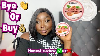 Derma V10 Almond Body Butter Review✨ Onyii Sampson [upl. by Koffman]