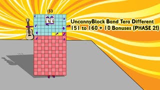 UncannyBlock Band Tera Different 151 to 160  10 Bonuses PHASE 2 [upl. by Aihsena718]