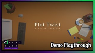 Plot Twist  Demo Playthrough  October 2024 Next Fest [upl. by Annauqahs729]