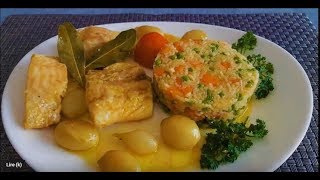 Recette poisson petitspois carottes facile et rapides [upl. by Lalla]