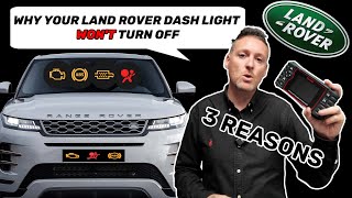 Expert Diagnostic Dealer Explains 3 Reasons Why Your Land Rover Dash Warning Light WONT Turn Off [upl. by Enirok]