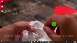 Windows 10 Home  How to disable or enable AllJoyn Router Service [upl. by Henry984]