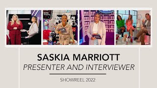 SASKIA MARRIOTT PRESENTER SHOWREEL 2022  LIVE PRESENTER HOST INTERVIEWER [upl. by Robinson]