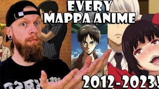 Every MAPPA Anime 20122023 Reaction [upl. by Fisa]