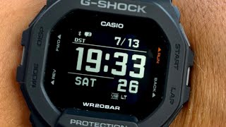 Casio G Shock GBD2001ERG MIP negative display [upl. by Anasiul]