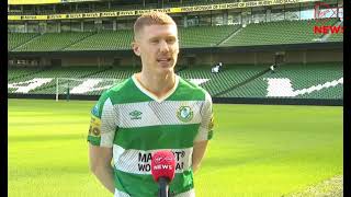 DARRAGH NUGENT TALKS TO VIRGIN MEDIA SPORT AHEAD OF DERRY CITY V SHAMROCK ROVERS 2024 IRISH FOOTBALL [upl. by Zoila]