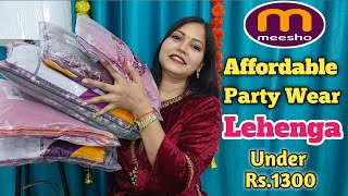 Meesho Latest Wedding Lehenga Collection  Meesho Bridal Lehenga Haul  Adhira [upl. by Candis413]