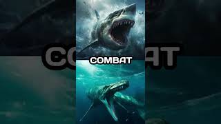 MEGALODON VS MOSASAURUS  1V1 Edit shorts megalodon edit 1v1 fyp [upl. by Landel]