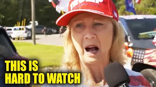 This MAGA Woman Cant Answer A Simple Question [upl. by Yessydo135]