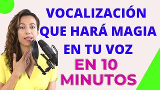 10 MINUTOS de VOCALIZACÓN que hará MAGIA en tu voz Calentamiento vocal  Natalia Bliss [upl. by Aniahs]