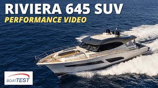 Riviera 645 SUV 2022  Performance Review by BoatTEST [upl. by Nrubyar562]