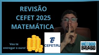 MATEMÁTICA CEFET 2025 REVISÃO [upl. by Natiha696]