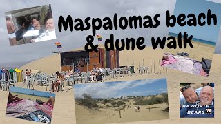 Walking Through The Stunning Sands Of Maspalomas Beach And Dunes [upl. by Llerut]