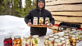 Pickling 350 Eggs  Preserving Food for Winter in Alaska [upl. by Nywloc]