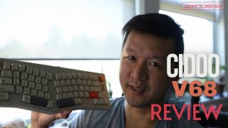 Cidoo V68 Alice Layout VIA Keyboard Review [upl. by Atilemrac]