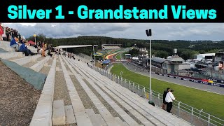 Silver 1 Grandstand Spa Francorchamps View  2023 Belgian Grand Prix [upl. by Wyatan355]