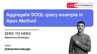 Aggregate soql query example in salesforce apex  apex programming  salesforce development [upl. by Attenaz273]