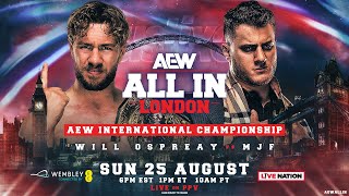 AEW ALL IN MJF vs Will Ospreay For The AEW American Championship SIM [upl. by Frame419]