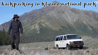 Three Days Backpacking in Kluane National Park  Van Life in the Yukon [upl. by Cozza861]