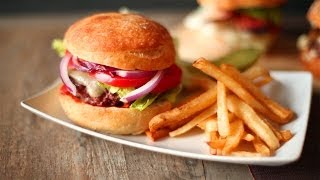 Rezept Original amerikanische Hamburger selber machen [upl. by Alguire]