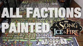 ASOIAF Miniatures game army showcase [upl. by Otreblasiul288]