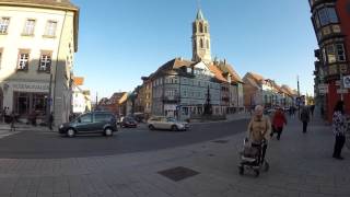 STREET VIEW Hauptstrasse in Rottweil am Neckar in GERMANY [upl. by Elbag]