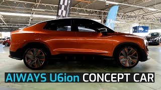 AIWAYS U6ion CONCEPT CAR  FIRST LOOK amp WALKAROUND [upl. by Radnaskela]