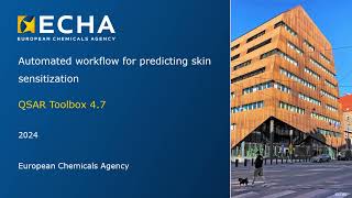 11 Automated workflow for predicting skin sensitisation [upl. by Alurta]