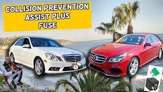 MERCEDES W212 E CLASS COLLISION PREVENTION ASSIST PLUS FUSE E350 E400 E250 E200 E220 E250 CDI BLUETE [upl. by Ashley]