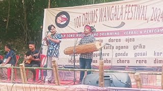 Serejing Garo Folk song Wangala Festival Competition 2024 [upl. by Melisa]