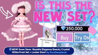 WAS THE NEW SET LEAKED 🫢 HOW MUCH WILL IT COST 💸 Royale High New Glitterfrost Set 2023 [upl. by Eblehs72]