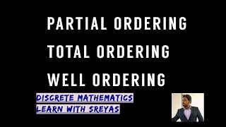 Partial Ordering Relation  Total Ordering  Well Ordered Set  Discrete Mathematics [upl. by Yenetruoc]