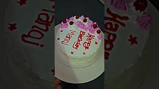 Bday cake decration [upl. by Nahsez]