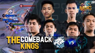 THE COMEBACK KINGS EXECRATION VS EVOS LEGENDS  GAME 1  MSC [upl. by Teeter974]