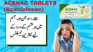 Aceclofenac 100 mg tablet uses  Aceclofenac side effects  acenac 100 mg tablet uses [upl. by Imtiaz]