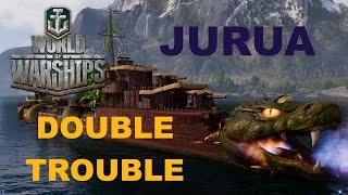 World of Warships Jurua  Double Trouble [upl. by Lienaj705]