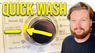 Quick Wash A Fast and Underused Washer Program [upl. by Sacci975]