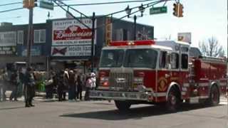 Seaside Heights Saint Patricks Day Parade Emergency Vehicles 31012 [upl. by Onitram]